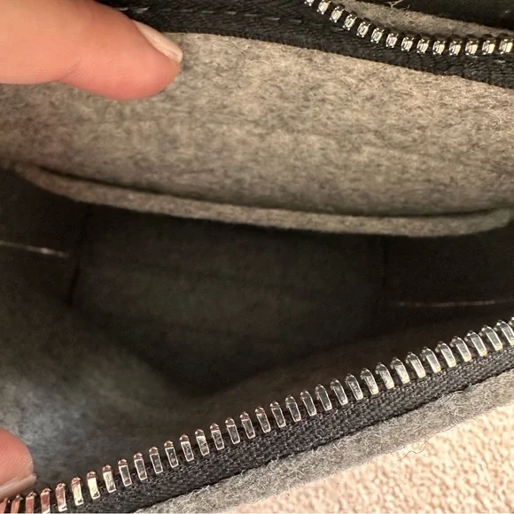 Graf Lantz X Eileen Fisher Wool and Leather Cross - Picture 8 of 12